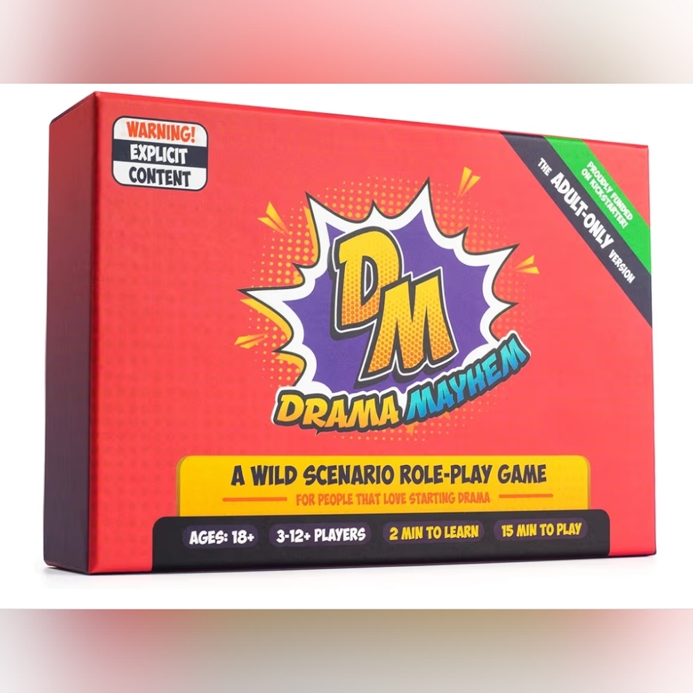 BNIB Drama Mayhem Role Play Party Game For Adults